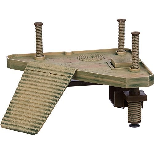 Penn Plax Penn-Plax Reptology Turtle Pier and Basking Platform, Decorative, Functional, and Naturally Inspired for Aquariums and Terrariums Medium Size - Image 1