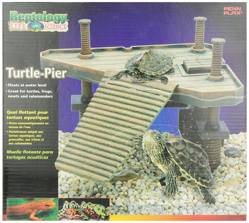Penn Plax Penn-Plax Reptology Turtle Pier and Basking Platform, Decorative, Functional, and Naturally Inspired for Aquariums and Terrariums Medium Size - Image 2