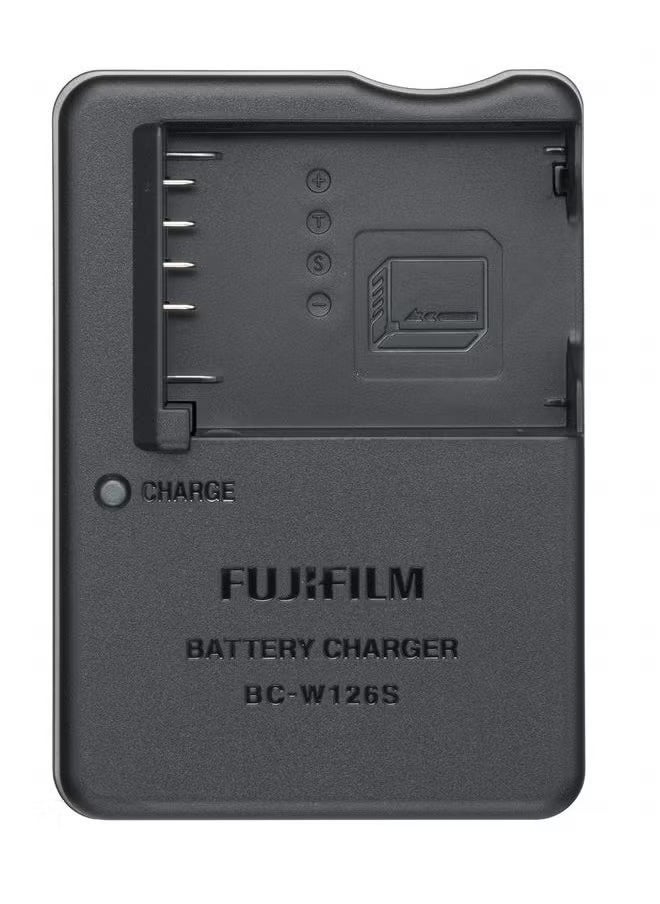 FUJIFILM Battery Charger BC-W126S for NP-W126S Li-ion Battery,Black  - Image 1