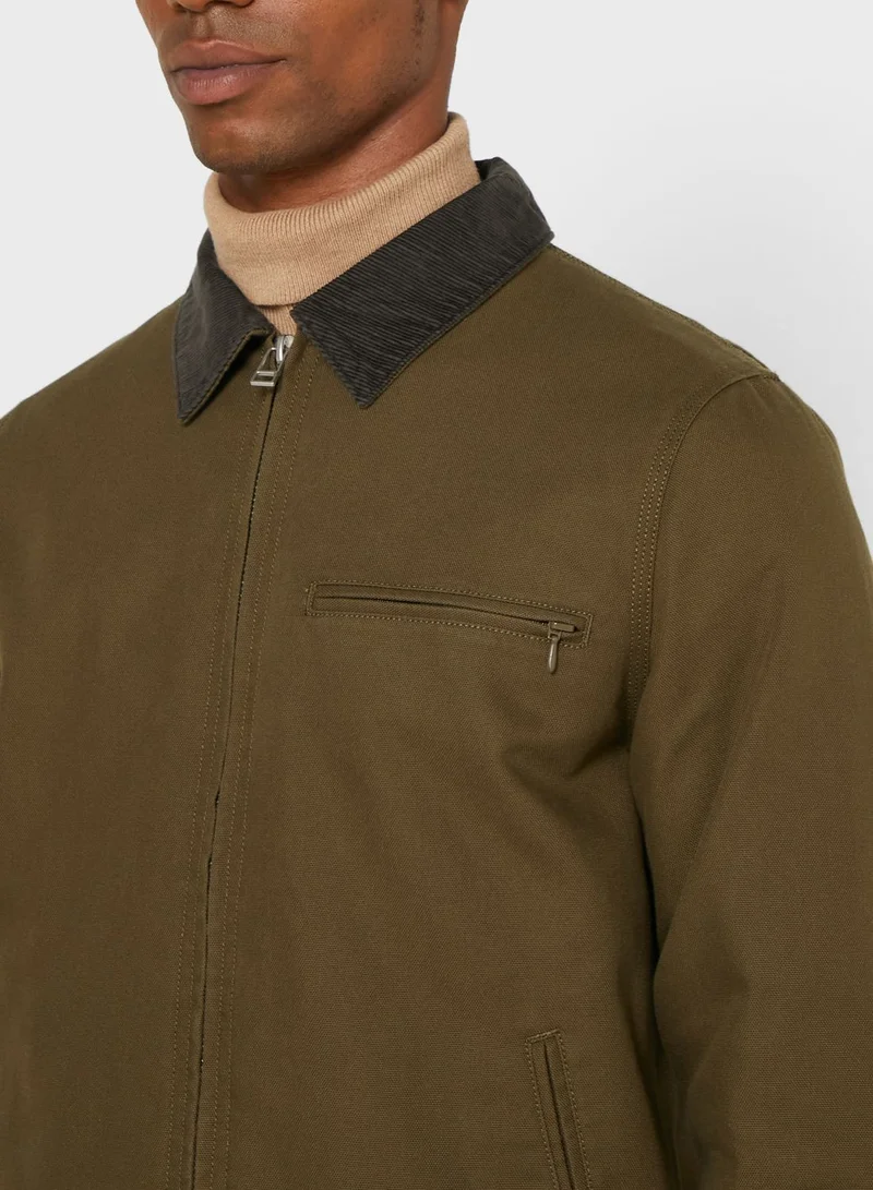 French Connection Contrast Collar Jacket