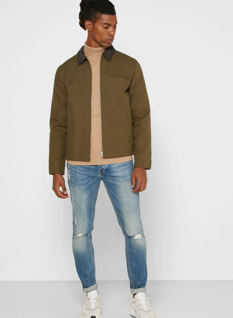 French Connection Contrast Collar Jacket
