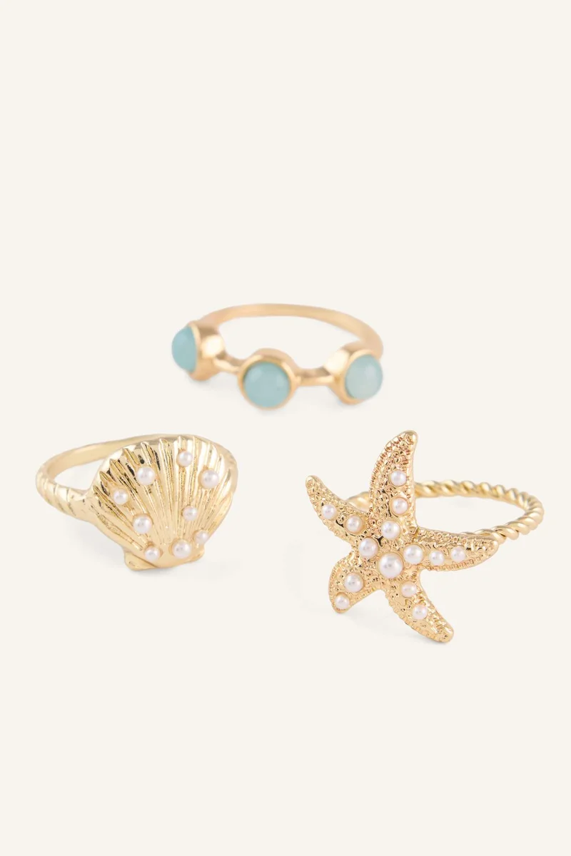 ديفاكتو Woman 6 piece Rings