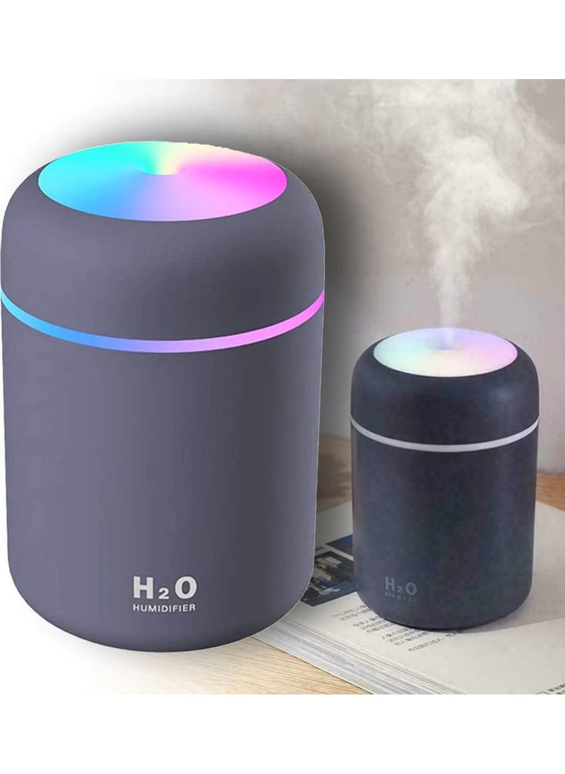 Teknomila - H2O Humidifier 300 ml Ultrasonic Air Humidifier Steam Machine and Aroma Diffuser - Image 1