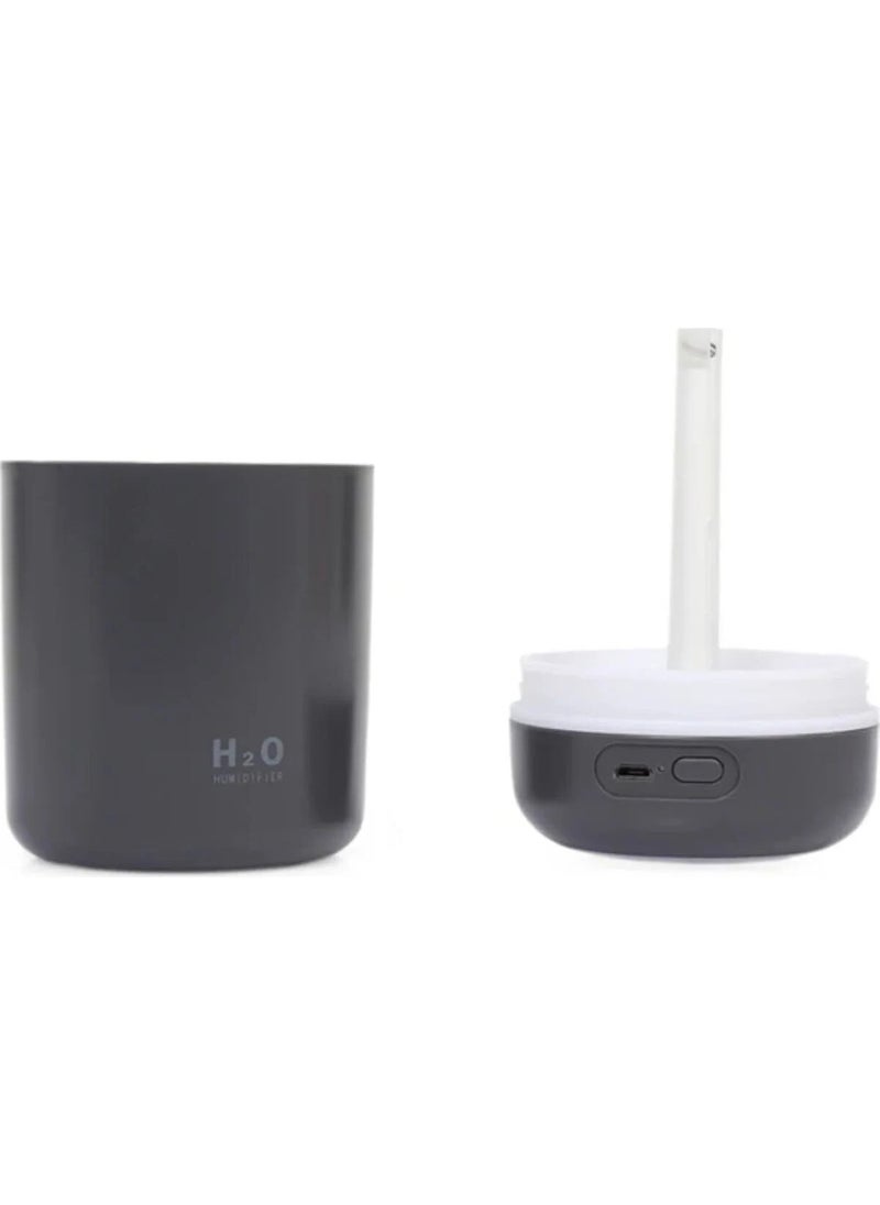 Teknomila - H2O Humidifier 300 ml Ultrasonic Air Humidifier Steam Machine and Aroma Diffuser - Image 1