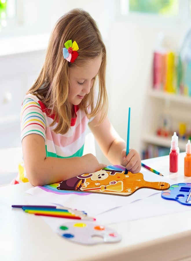 Marsui 36 Pcs Wooden Mini Cutting Board with Handle Unfinished Wood Craft Mini Charcuterie Boards Paddle Blank Small Chopping Board for DIY Kitchen Cooking Vegetables Decor (9.4 x 5.1 Inch) - Image 3