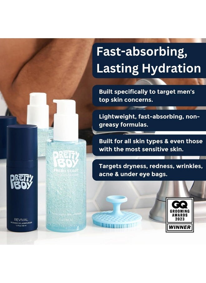 Prettyboy - PrettyBoy Fresh Start Gentle Face Cleanser | Hydrating & Exfoliating with Niacinamide, Hyaluronic Acid, and Amino Acids | Dermatologist-Approved, Sensitive Skin-Friendly, Daily Facial Wash - Image 1