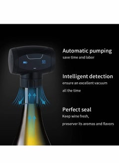 Y&D Electric Wine Bottle Stoppers, Automatic Saver Vacuum Stopperswith Silicone Stoppers，The Fresh for Up to a Week  - Image 5