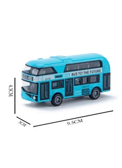 1:43 Scale Alloy Double-Decker Bus Model Toy Sky Blue
