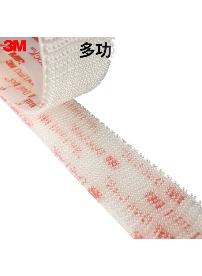 3M 3M Mushroom-Shaped Adhesive Hook Tape, Transparent Wavy Sj3560, 2.5Cm Wide * 100Cm Long * 6Mm Thick - Image 3