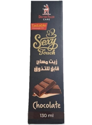 Sexy Touch Natural Massage Oil with chocolate Tasteable, Helps Relax Body, Muscles, Excitement, Body Shine 130ml