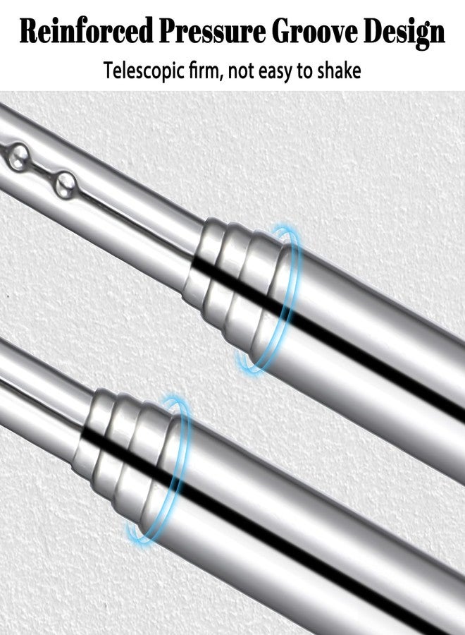 جريفوسيا مؤشر تلسكوبي للمعلمين - 3 قطع من عصي المؤشر اليدوية القابلة للتمديد، عصي صغيرة للأصابع مناسبة للفصول الدراسية في المدارس الابتدائية ورياض الأطفال ولوازم المعلمين والتعلم التفاعلي - Image 3