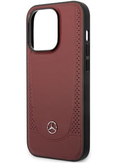 Mercedes-Benz Magsafe Genuine Leather Hard Case With Peforations & Metal Star Logo For iPhone 14 Pro Max- Red - pzsku/ZE8DBF98361B387F92B4AZ/45/_/1710346705/11d21445-1286-450e-9ba7-f6618425be60