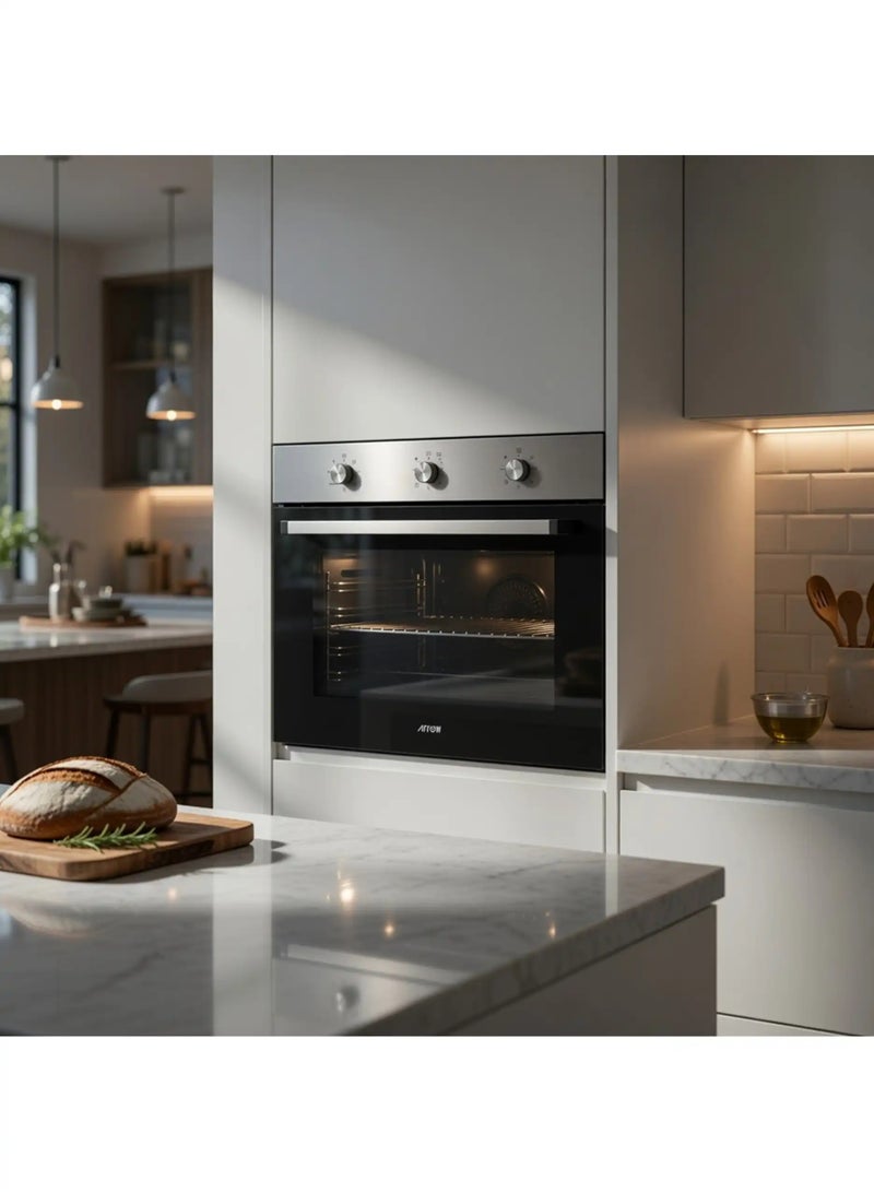 Arrow Built-in electric oven - 90 cm - 6 functions, full safety features - Silver - RO-90BE06K INOX - Image 2