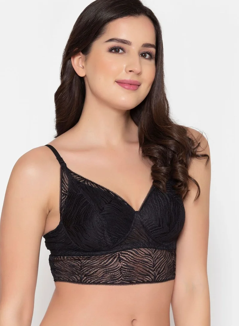 Clovia Lace Knitted Bra
