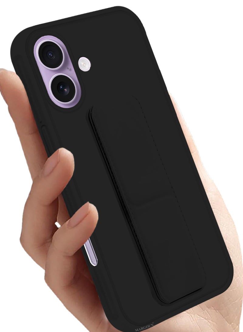 CATANES 2 Packs Premium PU Leather Case for iPhone 17 with Stand Function Shockproof and Anti Scratch Finger Grip with 3D Screen Protector - Image 4