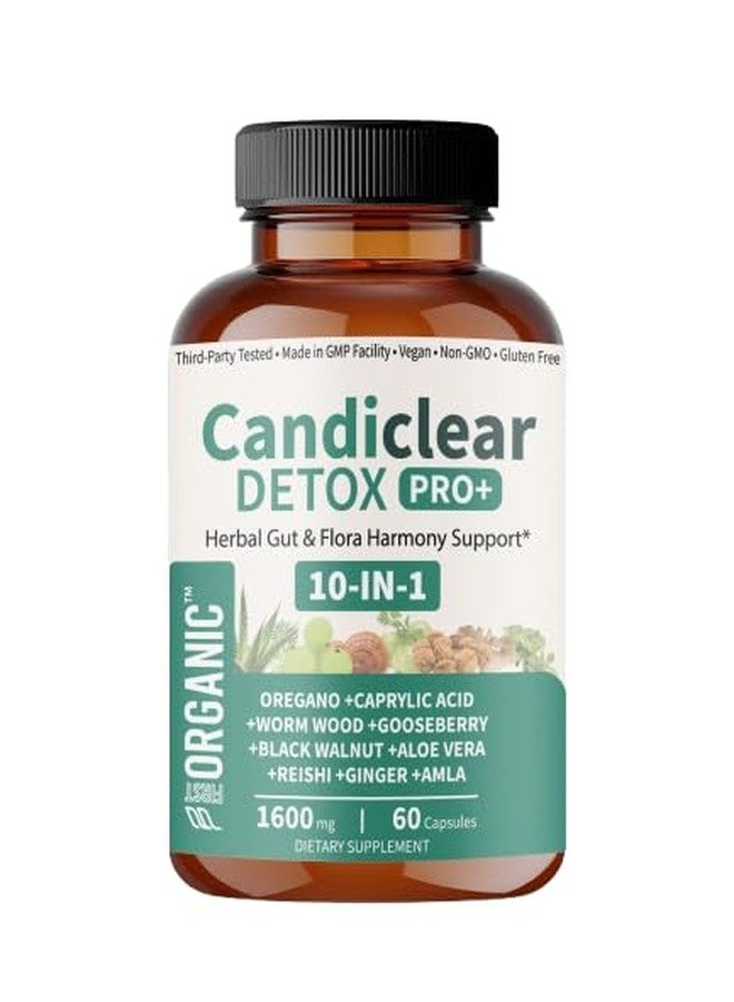 FIRSTORGANIC Women’s Candida Cleanse & Yeast Balance | Herbal Parasite Detox with Oregano, Wormwood, Black Walnut & Clove | Gut, Digestive & Flora Rebalance Formula | Third-Party Tested, Vegan, Non-GMO, 60 Caps - Image 4