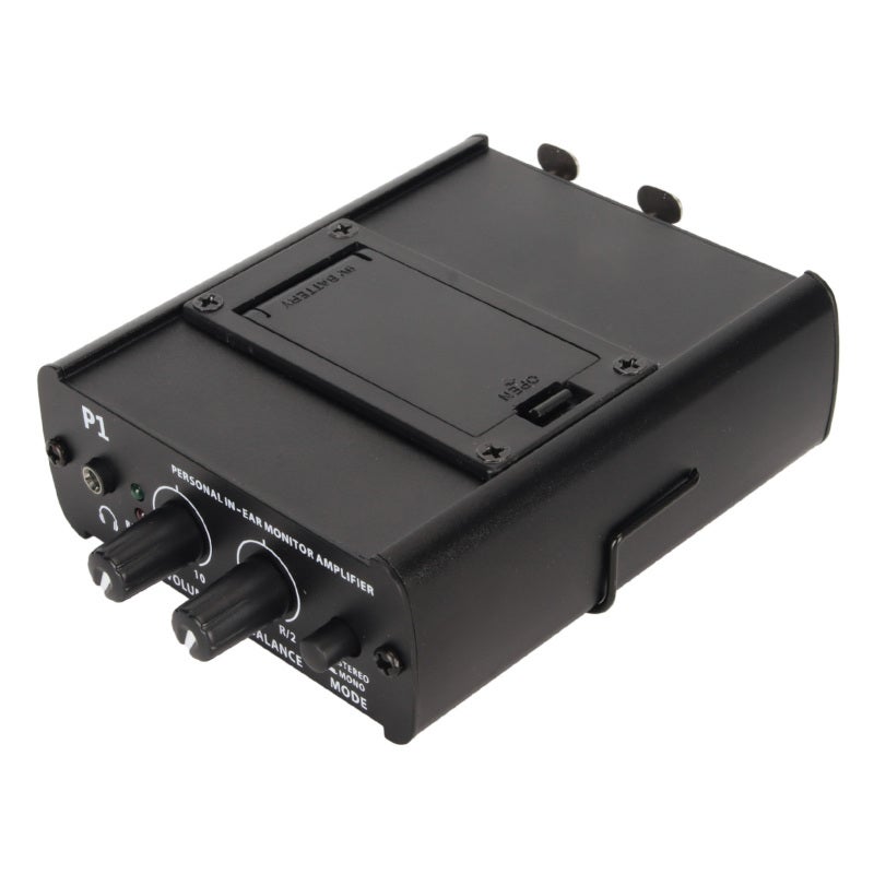 Mini Headphone Amplifier With Volume Balance Control Dual XLR Inputs - Stereo Headphone Amplifier Mixing Function 3.5mm Output for Studio Monitoring - Image 1