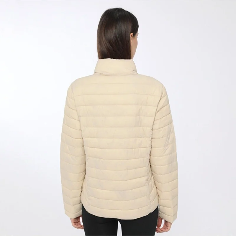 لامبرجاك Sn 28 Basic Padded Women's Coat Ecru Xs - Ecru