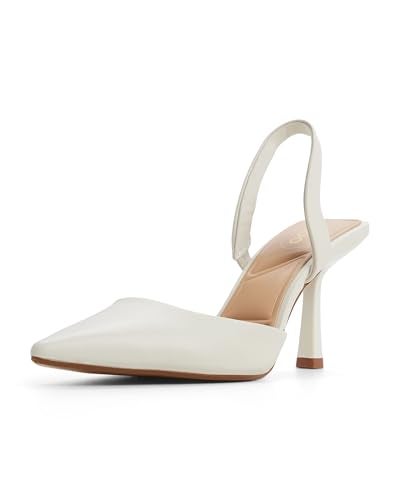 ALDO Women's Brusanti Pump, White, 7 - Image 1