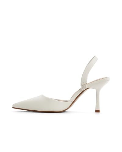 ALDO Women's Brusanti Pump, White, 7 - Image 5