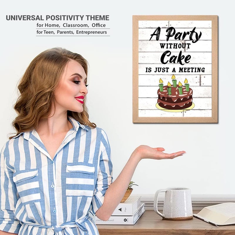 Chaka Chaundh Bakery Cake Quotes Wall Frame - Image 3