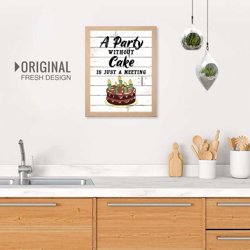 Chaka Chaundh Bakery Cake Quotes Wall Frame - Image 2