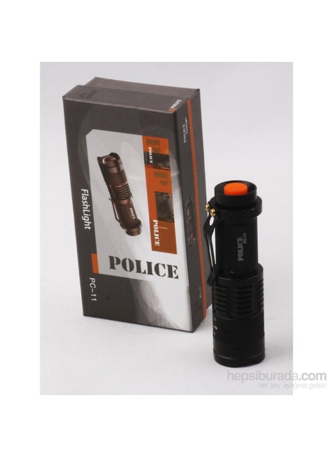 Pc-11 Battery Flashlight (Power Led + Zoom)