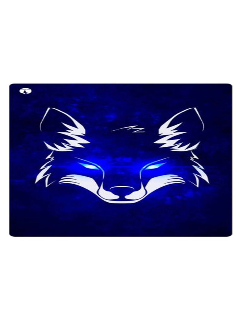 RKN Printed Anti-Slip Gaming Mouse Pad Blue/White