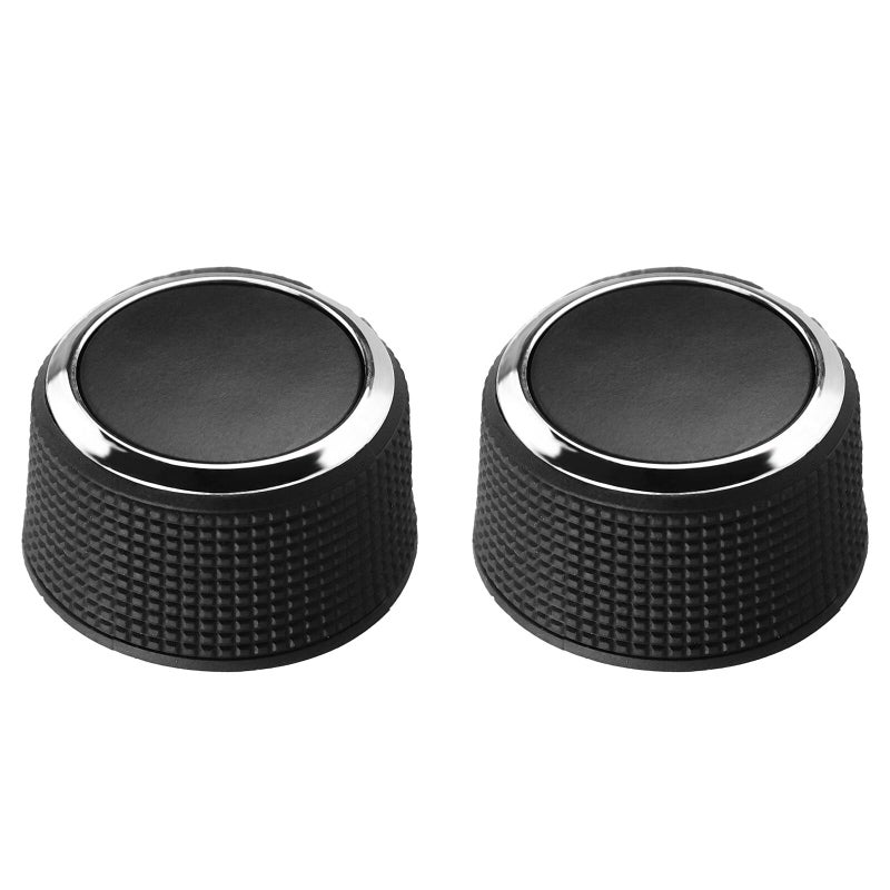 Saitedudu 2 Sets of Rear Audio Volume Control Knob Compatible with 20072013 Buick Enclave Cadillac Escalade Chevy Suburban GM Tahoe Traverse Silverado Sierra Yukon Replaces 22912547 Tune Button - Image 2