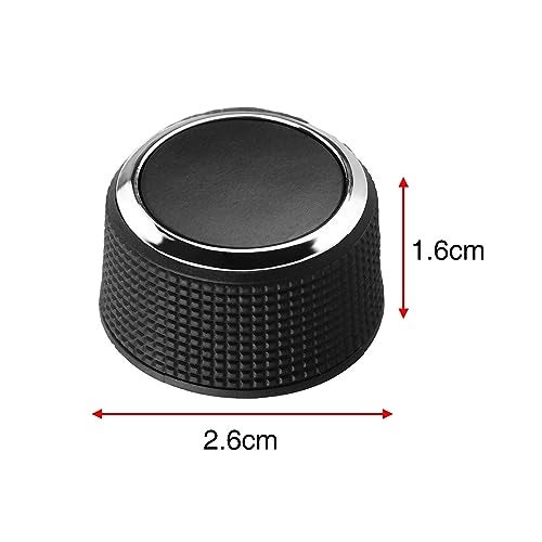 Saitedudu 2 Sets of Rear Audio Volume Control Knob Compatible with 20072013 Buick Enclave Cadillac Escalade Chevy Suburban GM Tahoe Traverse Silverado Sierra Yukon Replaces 22912547 Tune Button - Image 5
