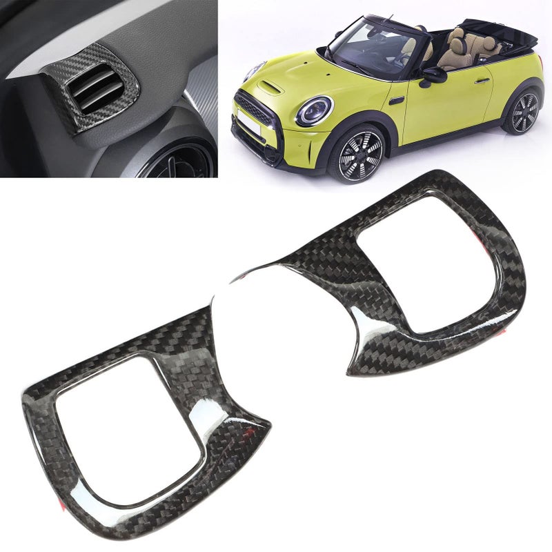 Carbon Fiber Air Vent Cover Trim Automotive Interior Decor for Mini F54 F55 F56 F57 F60 - Image 3