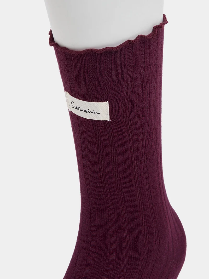 Styli Pack Of 3 - Patch Detail Socks with Frill Trim
