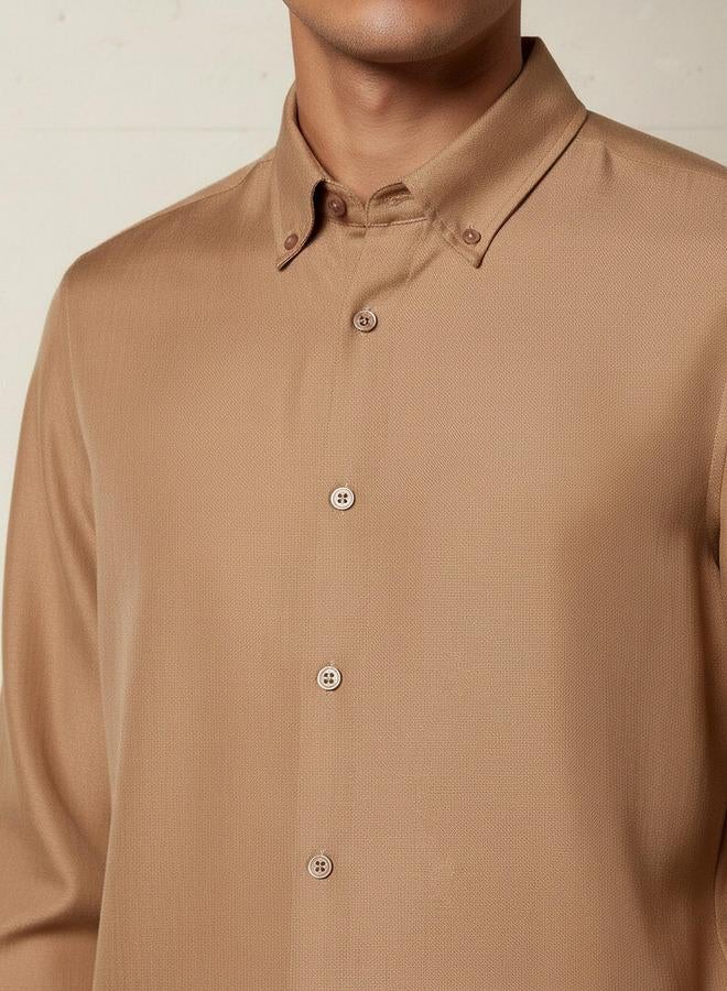 Splash FAV Men Regular Fit Button-Down Collar Long Sleeve Shirt - Image 4