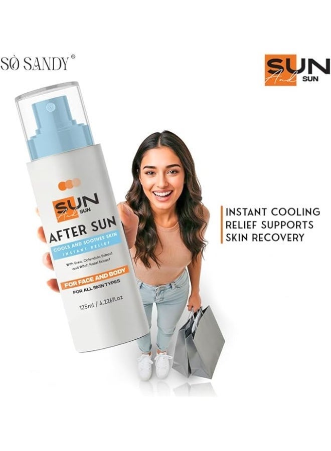 So Sandy Face and Body Spray for Instant Redness Relief After Sun Exposure | Cooling, Soothing Formula, Helps Calm Irritated Skin and Supports Hydration for Daily Outdoor Use - Image 4