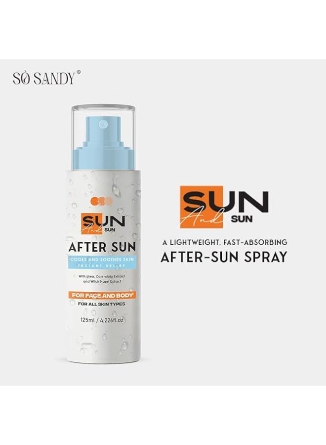 So Sandy Face and Body Spray for Instant Redness Relief After Sun Exposure | Cooling, Soothing Formula, Helps Calm Irritated Skin and Supports Hydration for Daily Outdoor Use - Image 2