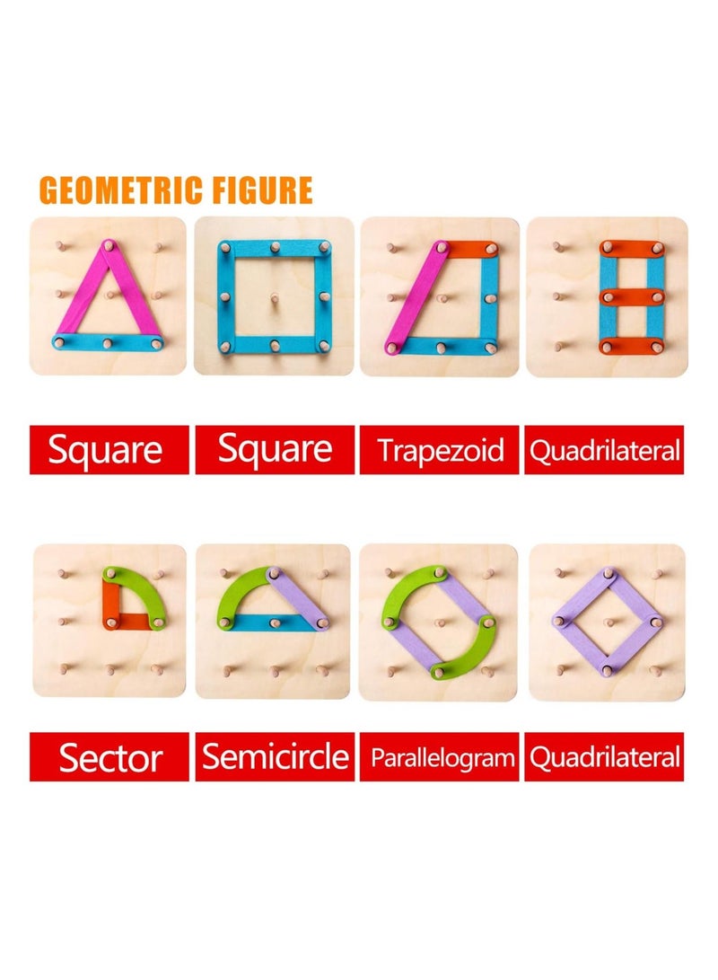 MIXDE مجموعة أنشطة بناء الحروف والأرقام الخشبية ألعاب تعليمية لمرحلة ما قبل المدرسة - Image 3