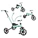 Yvolution 3 in 1 Toddler Trike Y Velo Flippa Push Tricycle Toddler Balance Bike with Parent Steering Push Handle for Boys Girls 25 Years Old - Image 3
