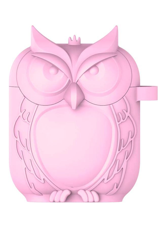 Owl Shape Earphone Case For Apple AirPods Pink