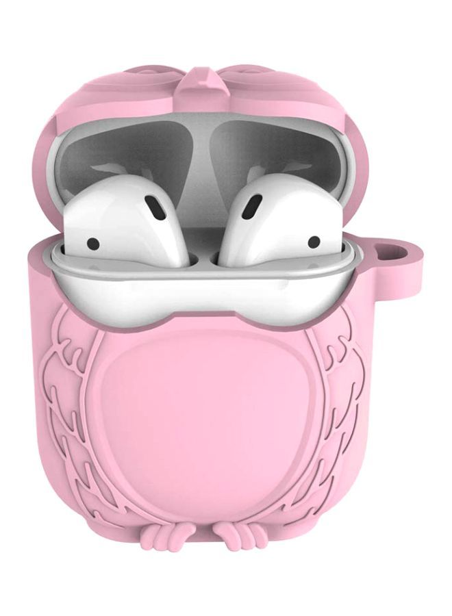 Owl Shape Earphone Case For Apple AirPods Pink