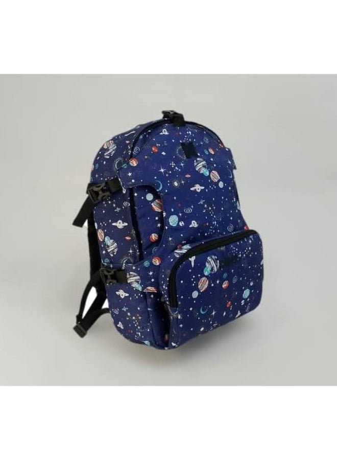 شنطة ظهر رياضية لحمل سكيت باتيناج – لحمل الأغراض المختلفة بجيوب واسعه وكبيرة . ومكان مخصص لحمل زوج من الاسكيت - Image 3