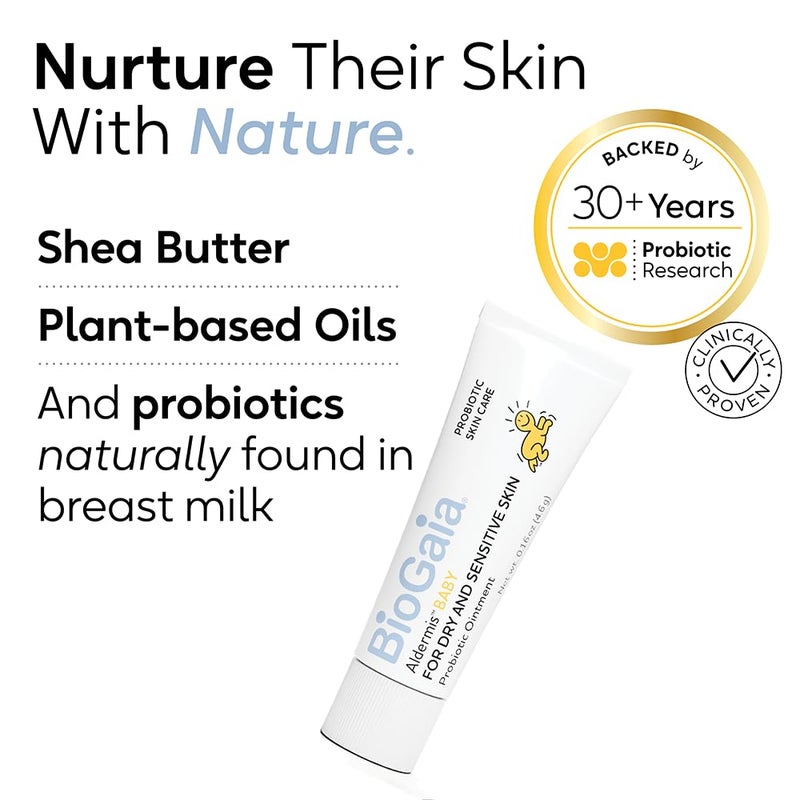 BioGaia Baby Probiotic Ointment | Soothes & Hydrates Dry, Irritated & Sensitive Skin | Use It From Head to Toe | Formulated With Plant-Based Oils & Probiotics | Steroid Free & Microbiome-Friendly - Image 5