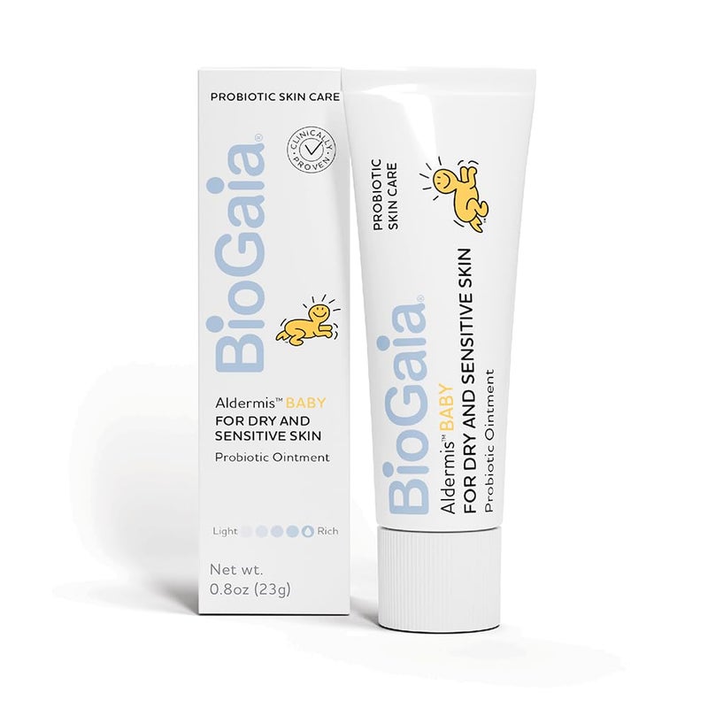 BioGaia Baby Probiotic Ointment | Soothes & Hydrates Dry, Irritated & Sensitive Skin | Use It From Head to Toe | Formulated With Plant-Based Oils & Probiotics | Steroid Free & Microbiome-Friendly - Image 1