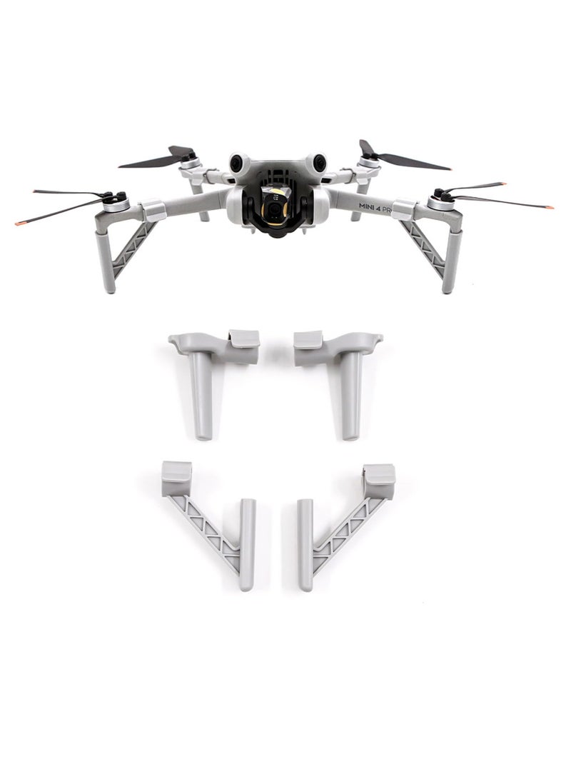 Excefore Landing Gear Extensions for DJI Mini 4 Pro Drone Heightening Bracket Leg Support Protector  - Image 1