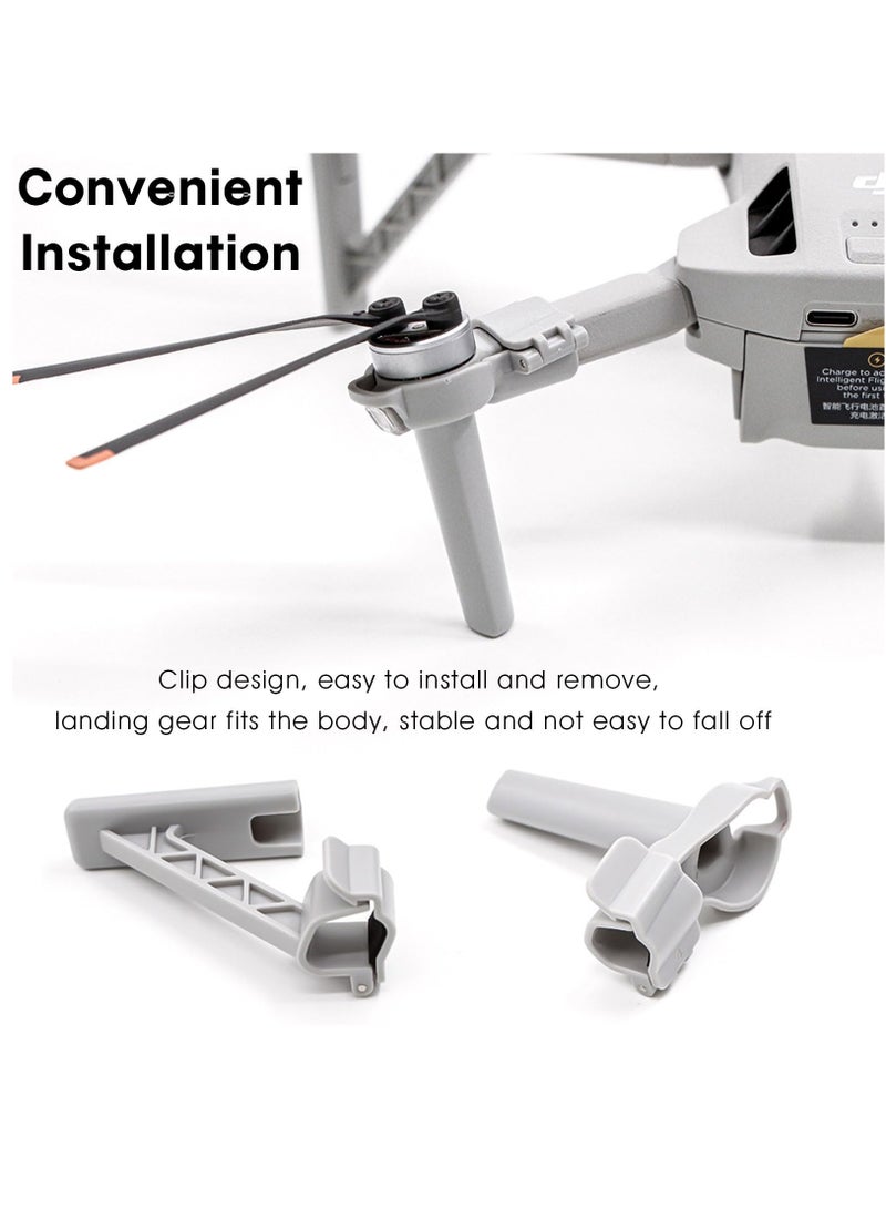Excefore Landing Gear Extensions for DJI Mini 4 Pro Drone Heightening Bracket Leg Support Protector  - Image 4
