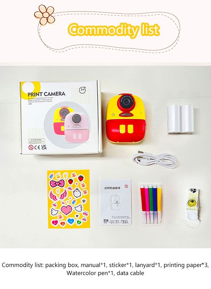 GULFLINK Kids Camera For Girls And Boys Pink - Image 3