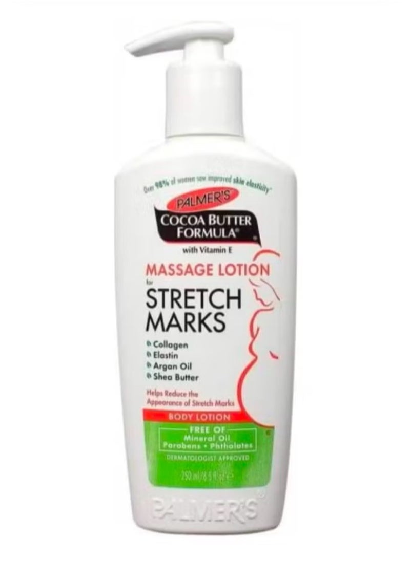 PALMER'S - Body massage lotion to get rid of stretch marks with 250ml cocoa butter formula two pieces - Image 1