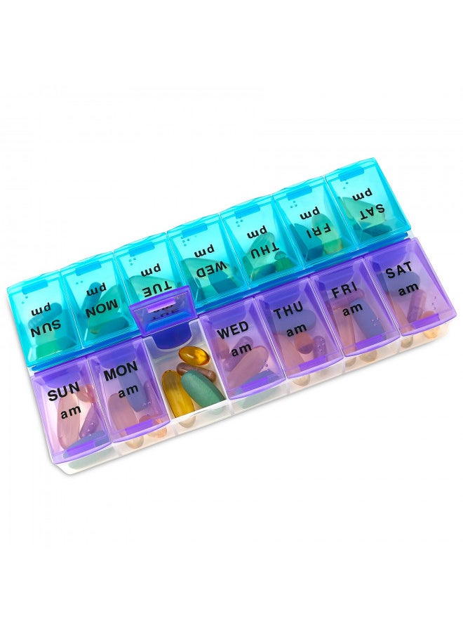 MEDca Weekly Pill Organizer, Twice-a-Day, 1 Pill Organizer Extra Large - pzsku/ZE8DCC17E66B828A44364Z/45/_/1728156649/80588394-9eed-41e5-9ef9-f5b17d48f758