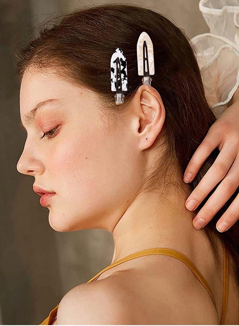 Excefore Hair Clips, 10 Pcs No Bend Hair Clips Flat Clip 5 Style No Crease Hair Clip - Image 3