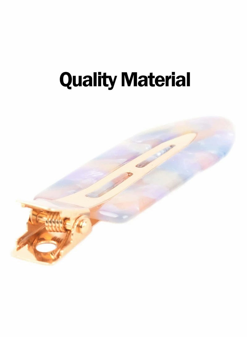 Excefore Hair Clips, 10 Pcs No Bend Hair Clips Flat Clip 5 Style No Crease Hair Clip - Image 5