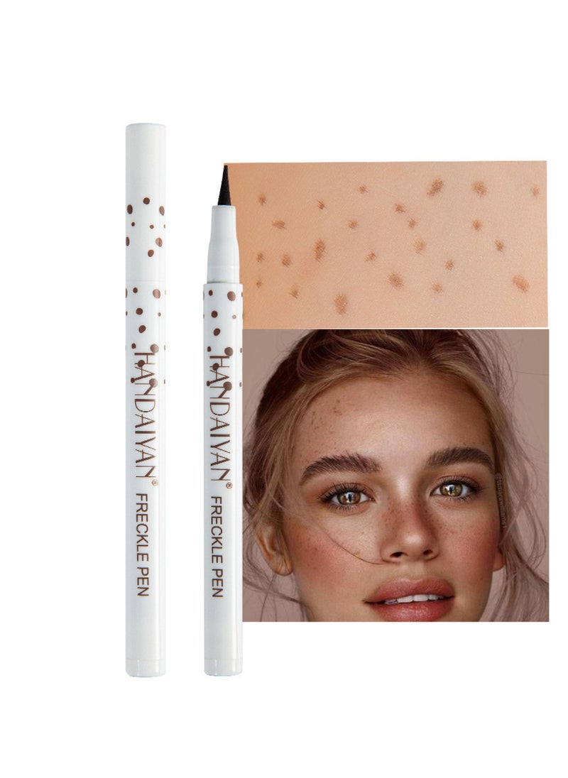 Handaiyan HANDAIYAN Freckle Pen 4 Colors Available, Natural Lifelike Freckle Makeup Pen, Waterproof Long Lasting Quick Dry Natural Makeup (3)  - Image 1